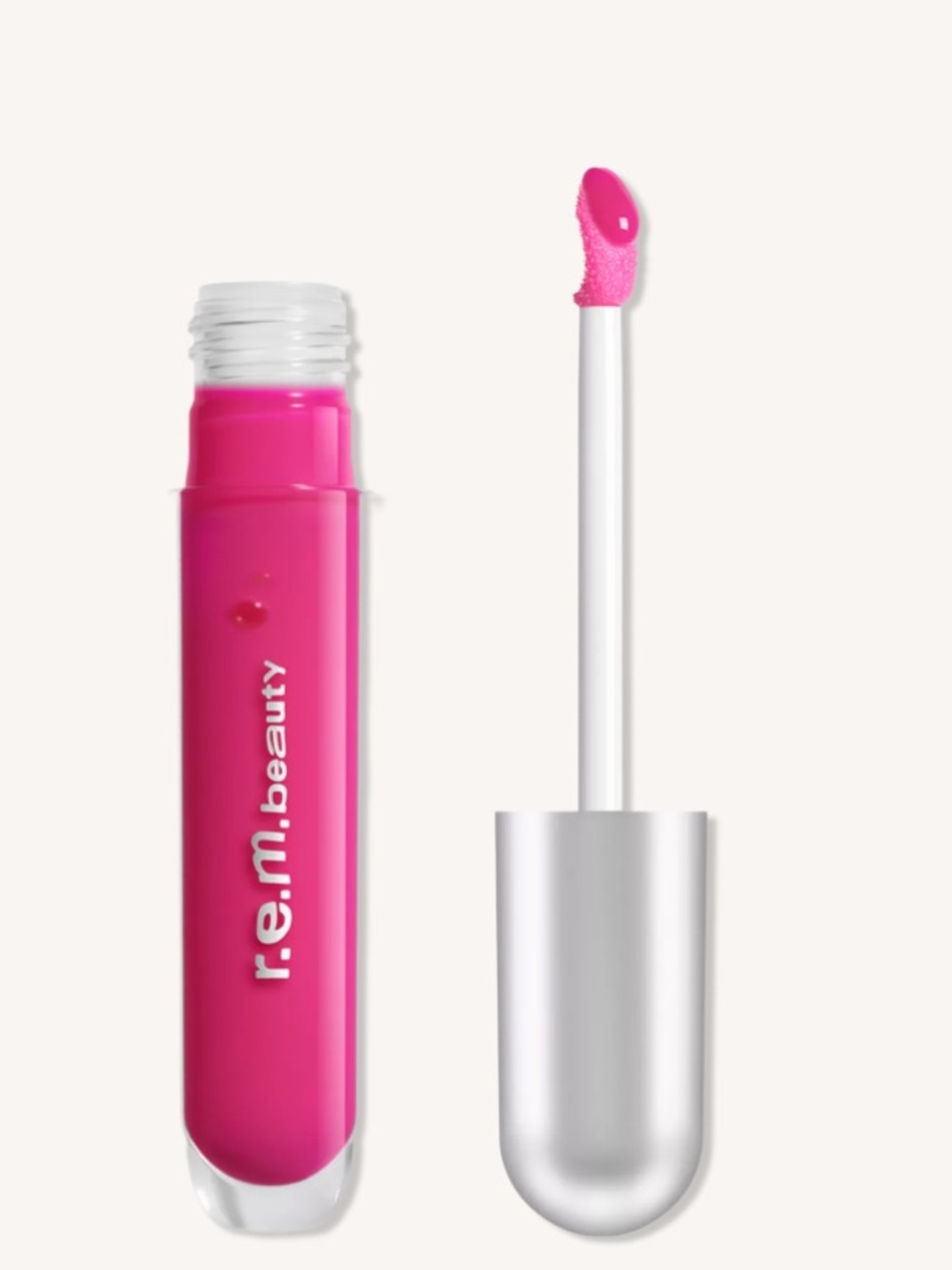 r.e.m. beauty Smooth Pink Lip Gloss — Strawberry Soda